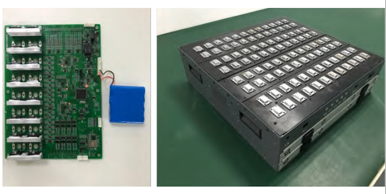 動力電池化成分容柜在線校準(zhǔn)檢具實物圖