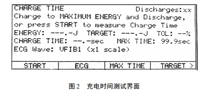 充電時間測試界面